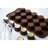 Силиконовая форма для конфет S-Chief 21x105x2 см вдохновение - 15 ячеек 553596