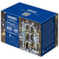 Светодиодный занавес с эффектом мерцания Uniel ULD-C6030-450/TTK WARMWHITE-WHITE IP44 UL-00009925