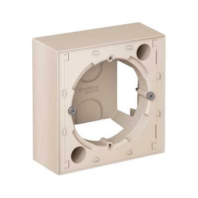 Коробка для наружного монтажа Systeme Electric AtlasDesign Беж SE ATN000200