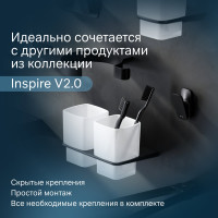 Крючок для полотенец AM.PM Inspire 2.0 черный A50A35522