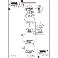 Подвесной светильник EGLO ПРОМО Rocamar 94592