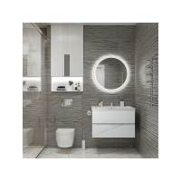 Зеркало с подсветкой Art&Max Napoli AM-Nap-800-DS-F-White