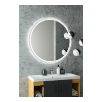 Зеркало с подсветкой Art&Max Napoli AM-Nap-800-DS-F-White