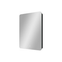 Зеркало-шкаф с подсветкой Art&Max LECCE AM-Lec-560-850-1D-L-DS-F-Nero