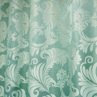 Портьерная штора witerra папоротник жаккард фисташка 190x260 см 1 шт 108394