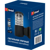 Уличный светильник под лампу Е27 Uniel UUL-S11A 60W/E27 IP65 BLACK UL-00006809