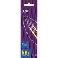 Светодиодная лампа REV FILAMENT свеча витая, TC37, E14, 5W, 2700K, DECO Premium 32430 0