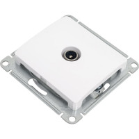 Механизм розетки TV 1-м Systeme Electric (Schneider Electric) Glossa, проходной, 4 DB, белый, арт. GSL000192