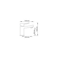 Смеситель для раковины WasserKraft Exter 1603