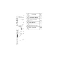 Смеситель для раковины WasserKraft Exter 1603