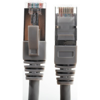 Коммутационный шнур NIKOMAX F/UTP 4 пары, серый, 1м NMC-PC4SD55B-010-C-GY