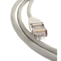Коммутационный шнур NIKOMAX F/UTP 4 пары, серый, 1,5м NMC-PC4SD55B-015-C-GY