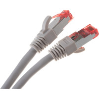 Коммутационный шнур NIKOMAX S/FTP 4 пары, серый, 10м NMC-PC4SA55B-100-GY