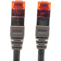 Коммутационный шнур NIKOMAX S/FTP 4 пары, серый, 1м NMC-PC4SA55B-010-C-GY