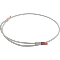 Коммутационный шнур NIKOMAX S/FTP 4 пары, серый, 1м NMC-PC4SA55B-010-C-GY