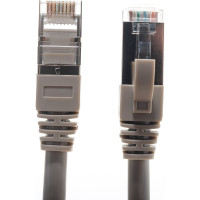 Коммутационный шнур NIKOMAX S/FTP 4 пары, серый, 0,5м NMC-PC4SE55B-005-GY