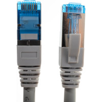 Коммутационный шнур NIKOMAX S/FTP 4 пары, серый, 0,3м NMC-PC4SE55B-003-C-GY