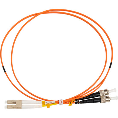 Переходной волоконно-оптический шнур NIKOMAX оранжевый, 1м NMF-PC2M2C2-LCU-STU-001