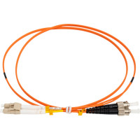 Переходной волоконно-оптический шнур NIKOMAX оранжевый, 1м NMF-PC2M2C2-LCU-STU-001