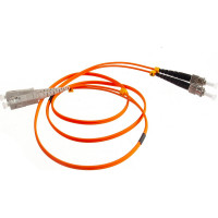 Переходной волоконно-оптический шнур NIKOMAX оранжевый, 1м NMF-PC2M2C2-SCU-STU-001