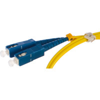 Переходной волоконно-оптический шнур NIKOMAX желтый, 1м NMF-PC2S2C2-SCU-FCU-001
