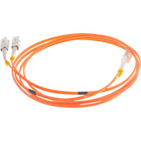 Переходной волоконно-оптический шнур NIKOMAX оранжевый, 2м NMF-PC2M2C2-SCU-LCU-002