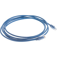 Коммутационный шнур NIKOMAX U/UTP 4 пары, синий, 3м NMC-PC4UD55B-030-C-BL
