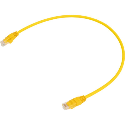 Коммутационный шнур NIKOMAX U/UTP 4 пары, желтый, 0,5м NMC-PC4UD55B-005-C-YL