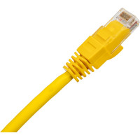 Коммутационный шнур NIKOMAX U/UTP 4 пары, желтый, 0,5м NMC-PC4UD55B-005-C-YL