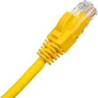 Коммутационный шнур NIKOMAX U/UTP 4 пары, желтый, 0,5м NMC-PC4UD55B-005-C-YL