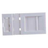Вставка типа Mosaic NIKOMAX 22.5x45мм, 1 порт, белая NMC-PM1P-PH-WT