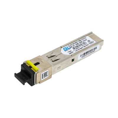 Промышленный модуль SFP GIGALINK WDM, 1Гбит/c, одно волокно SM, SC GL-OT-SG14SC1-1550-1310-I-D