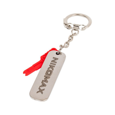 Ключ для коммутационных шнуров с замком NIKOMAX c брелком, красный NMC-RJ-KEY-KC-RD