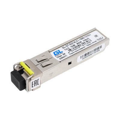 Промышленный модуль SFP GIGALINK WDM, 1Гбит/с, одно волокно GL-OT-SG14LC1-1550-1310-I