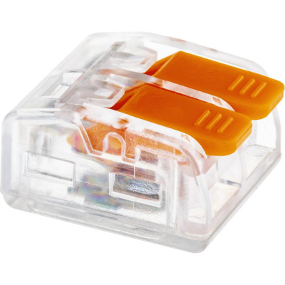 Соединительные монтажные клеммы duwi с рычажком прозрачные СМК 223-412 4мм2 20 шт. 26673 0