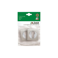 Накладка под цилиндр AJAX ET JK SN/CP-3 матовый никель/хром 41389