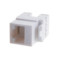 Модуль Keystone, NIKOMAX Кат.5e, RJ45/8P8C NMC-KJUD2-VI-WT