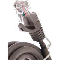 Шнур NIKOMAX U/UTP 4 пары, Кат.5e, 2хRJ45/8P8C, T568B, 7x0,175мм, LSZH, серый, 3м NMC-PC4UD55B-ES-030-C-GY