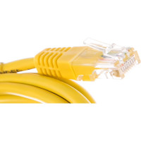 Шнур NETLAN U/UTP 4 пары, категория 5e, PVC, желтый, 2м, 10шт. EC-PC4UD55B-BC-PVC-020-YL-10