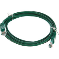 Шнур NETLAN U/UTP 4 пары, категория 5e, PVC, зеленый, 2м, 10шт. EC-PC4UD55B-BC-PVC-020-GN-10