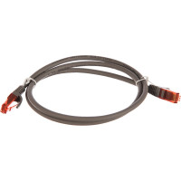Шнур NIKOMAX U/UTP 4 пары, категория 6a, 2хRJ45/8P8C, серый, 1м NMC-PC4UA55B-ES-010-C-GY