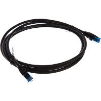 Шнур NIKOMAX U/UTP 4 пары, категория 6, 2хRJ45/8P8C, черный, 2м NMC-PC4UE55B-020-C-BK
