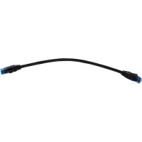 Шнур NIKOMAX U/UTP 4 пары, категория 6, 2хRJ45/8P8C, черный, 0,3м NMC-PC4UE55B-003-C-BK