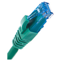 Шнур NIKOMAX U/UTP 4 пары, категория 6, 2хRJ45/8P8C, зеленый, 0,3м NMC-PC4UE55B-003-C-GN