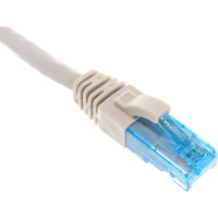 Шнур NIKOMAX U/UTP, 4 пары, категория 6, 7х0, 205 мм, PVC, серый, 0.15 м NMC-PC4UE55B-001-GY