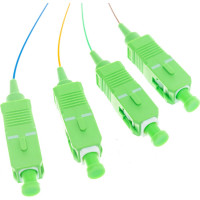 Планарный сплиттер NIKOMAX 1x4, одномодовый, G.657.A1, SC/APC, 0.9 мм NMF-SPP1X4A1-SCA-M