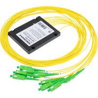 Планарный сплиттер NIKOMAX 1x8, одномодовый, G.657.A1, SC/APC, стандартный корпус, 2 мм NMF-SPP1X8A1-SCA-B