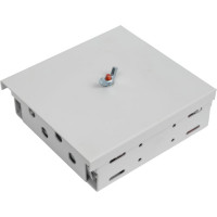 Оптический настенный кросс NIKOMAX, укомплектованный на 4 порта FC/UPC, SM 9/125 OS2, NMF-WP04FCUS2-OP-ES-GY