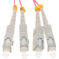 Шнур NIKOMAX оптический соединительный, MM 50/125 OM4, 2мм, 5м NMF-PC2M4C2-SCU-SCU-005