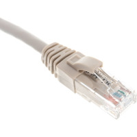 Шнур NIKOMAX, U/UTP 4 пары, Категория 5e, 7х0,205мм, PVC, серый, 0,15м NMC-PC4UD55B-001-GY
